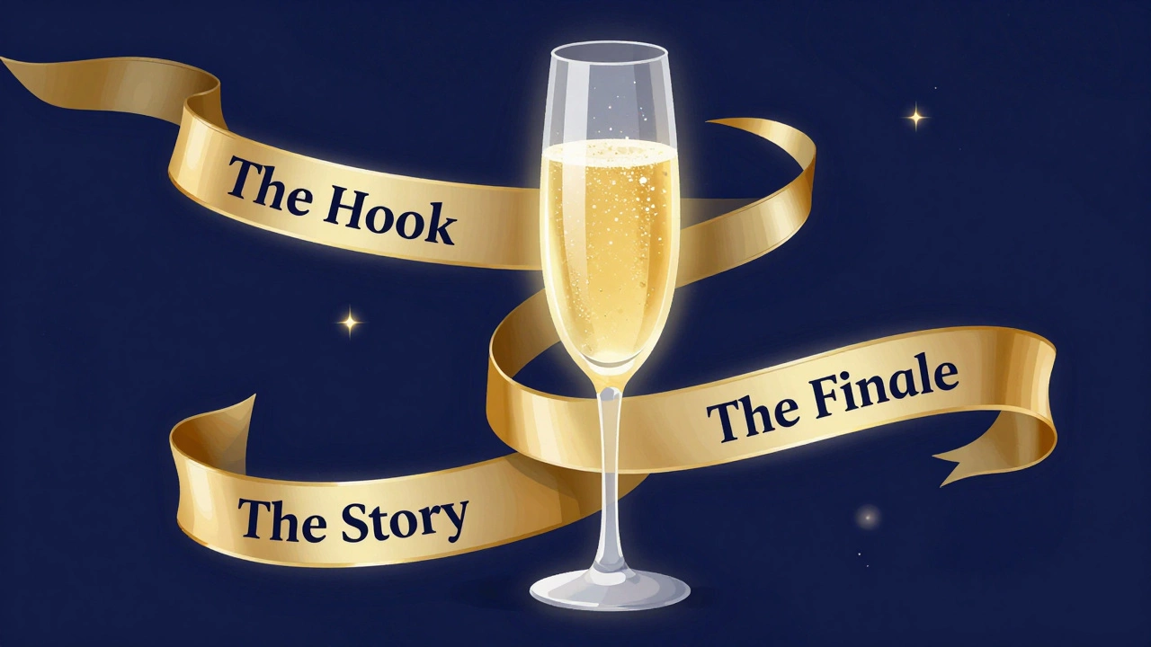 Концептуальное изображение структуры идеального тоста из трех частей