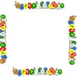 Happy Birthday Border Clipart