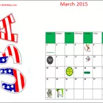 March 2015 Calendar US